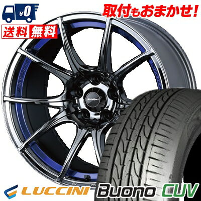 235/55R18 104V LUCCINI Buono CUV wedsSport SA-10R サマータイヤホイール4本セット 【取付対象】