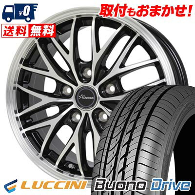 205/55R16 91V LUCCINI Buono Drive Chronus CH-113 サマータイヤホイール4本セット 【取付対象】