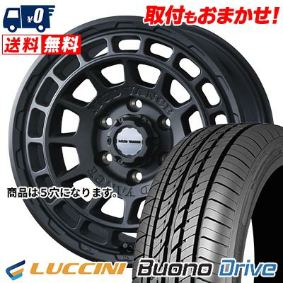 205/55R16 91V LUCCINI Buono Drive MUDVANCE X Type F サマータイヤホイール4本セット 【取付対象】