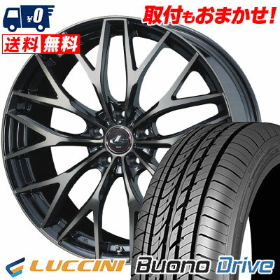 215/60R16 99H XL LUCCINI Buono Drive weds LEONIS MX サマータイヤホイール4本セット 【取付対象】