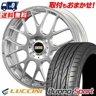 165/55R15 75V LUCCINI Buono Sport BBS RP サマータイヤホイール4本セット 【取付対象】