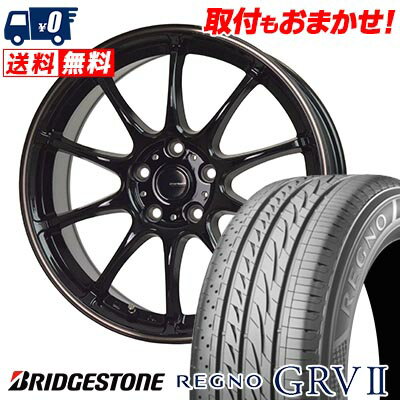 195/65R15 91H BRIDGESTONE REGNO GRV2 G-SPEED P-07 サマータイヤホイール4本セット 【取付対象】