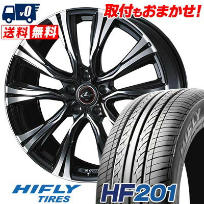 205/55R16 91V HIFLY HF201 WEDS LEONIS VR サマータイヤホイール4本セット 【取付対象】