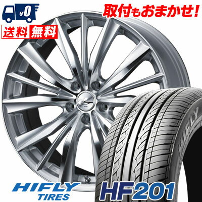 195/65R15 91V HIFLY HF201 weds LEONIS VX サマータイヤホイール4本セット 【取付対象】