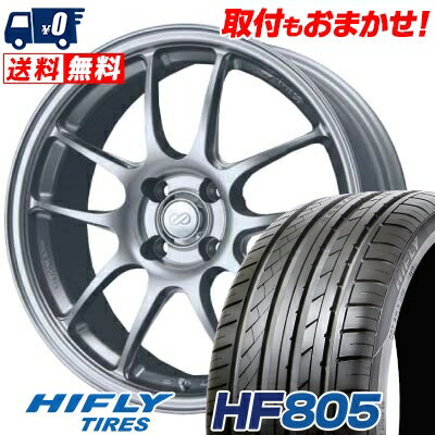 205/45R16 87W XL HIFLY HF805 ENKEI PerformanceLine PF-01 サマータイヤホイール4本セット 【取付対象】