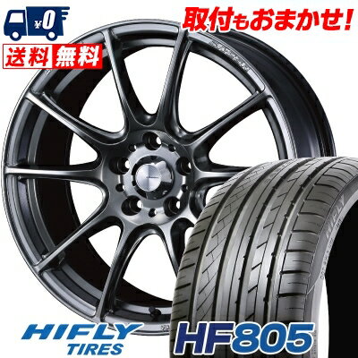 215/45R17 91W XL HIFLY HF805 WedsSport SA-25R サマータイヤホイール4本セット 【取付対象】