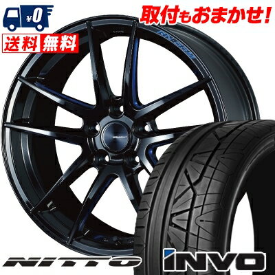 245/40R19 98W NITTO INVO WedsSport RN-55M サマータイヤホイール4本セット 【取付対象】