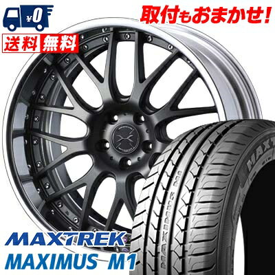 245/40R18 97W XL MAXTREK MAXIMUS M1 weds MAVERICK 709M サマータイヤホイール4本セット 【取付対象】