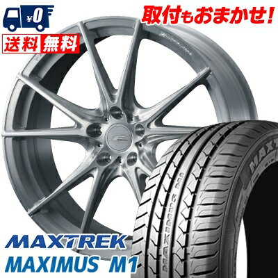 235/40R18 95W XL MAXTREK MAXIMUS M1 WEDS F ZERO FZ-2 サマータイヤホイール4本セット 【取付対象】
