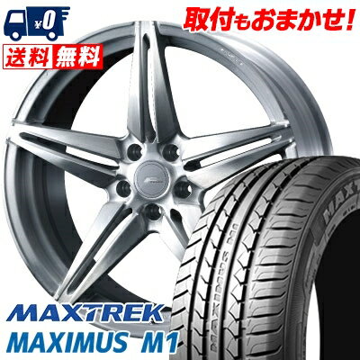 245/35R19 93W XL MAXTREK MAXIMUS M1 WEDS F ZERO FZ-3 サマータイヤホイール4本セット 【取付対象】