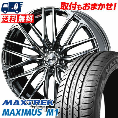 245/35R19 93W XL MAXTREK MAXIMUS M1 WEDS LEONIS SK サマータイヤホイール4本セット 【取付対象】