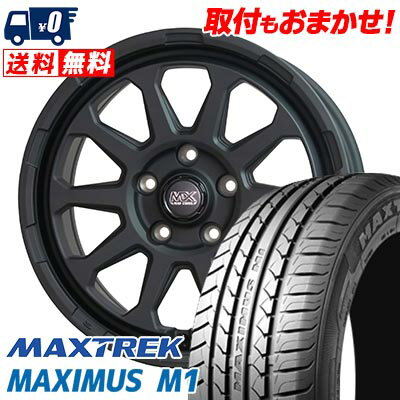 195/60R16 89H MAXTREK MAXIMUS M1 MAD CROSS RANGER サマータイヤホイール4本セット 【取付対象】