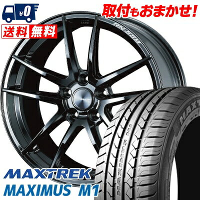 245/35R19 93W XL MAXTREK MAXIMUS M1 WedsSport RN-55M サマータイヤホイール4本セット 【取付対象】