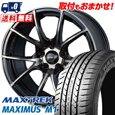 225/50R17 98W XL MAXTREK MAXIMUS M1 wedsSport SA-10R サマータイヤホイール4本セット 【取付対象】