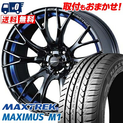 245/40R18 97W XL MAXTREK MAXIMUS M1 WedsSport SA-20R サマータイヤホイール4本セット 【取付対象】