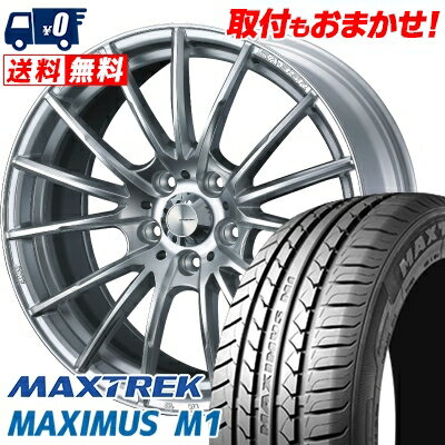225/55R17 101V XL MAXTREK MAXIMUS M1 WedsSport SA-35R サマータイヤホイール4本セット 【取付対象】
