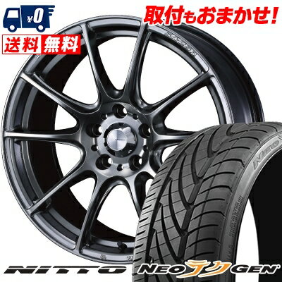 215/40R18 89W NITTO NEO GEN WedsSport SA-25R サマータイヤホイール4本セット 【取付対象】