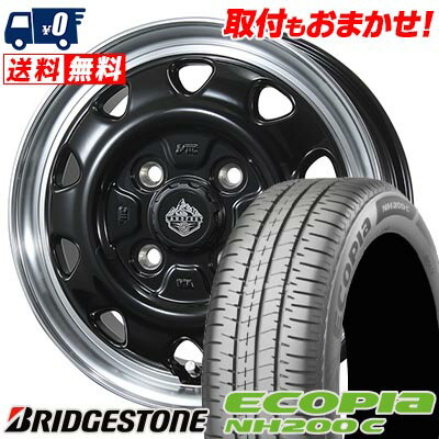 175/65R14 82S BRIDGESTONE ブリヂストン ECOPIA NH200C LANDFOOT SWZ ランドフット SWZ サマータイヤホイール4本セット 【取付対象】