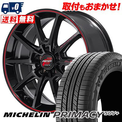 235/60R18 103V MICHELIN ミシュラン PRIMACY SUV+ RMP RACING R25 Plus RMPレーシング R25プラス サマータイヤホイール4本セット 【取付対象】