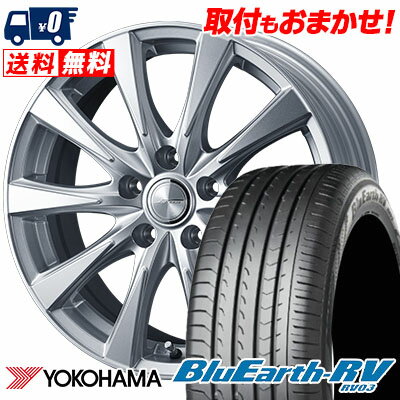 195/65R15 91H YOKOHAMA BLUE EARTH RV03 JOKER SPIRITS サマータイヤホイール4本セット 【取付対象】