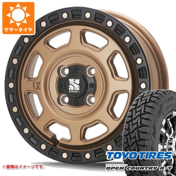 【タイヤ交換対象】キャリイ DA16T用 サマータイヤ トーヨー オープンカントリー R/T 165/65R15 81Q ホワイトレター MLJ エクストリームJ XJ07 4.5-15 タイヤホイール4本セット