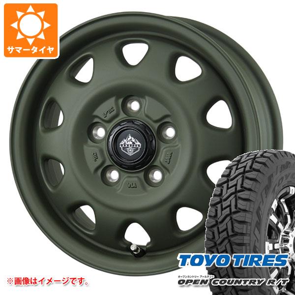 【タイヤ交換対象】タウンエース バン 400系用 サマータイヤ トーヨー オープンカントリー R/T 165/80R14 97/95N ホワイトレター ランドフット SWZ 5.0-14 タイヤホイール4本セット