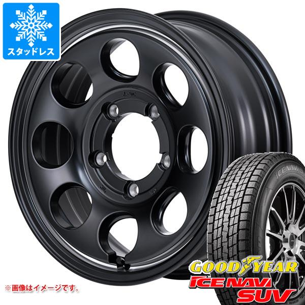 【タイヤ交換対象】ジムニー JB64W用 スタッドレス グッドイヤー アイスナビ SUV 215/70R16 100Q ガルシア パーム8 タイヤホイール4本セット