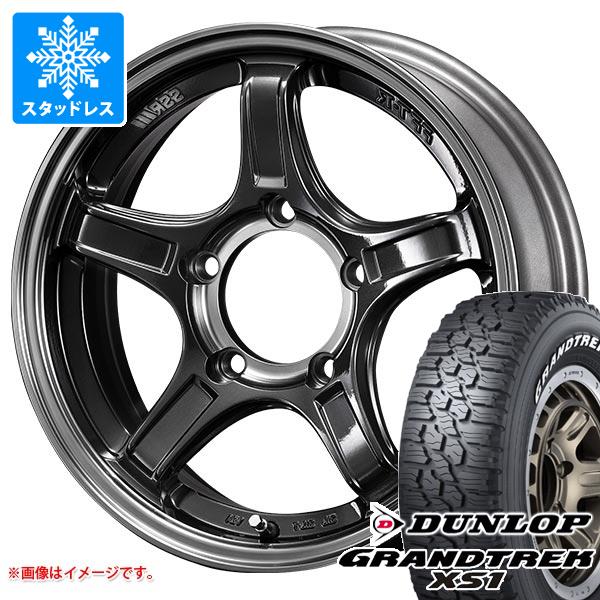 【タイヤ交換対象】5本セット ジムニー JB64W用 スタッドレス ダンロップ グラントレック XS1 LT215/70R16 100/97N ホワイトレター SSR ディバイド X03J タイヤホイール5本セット