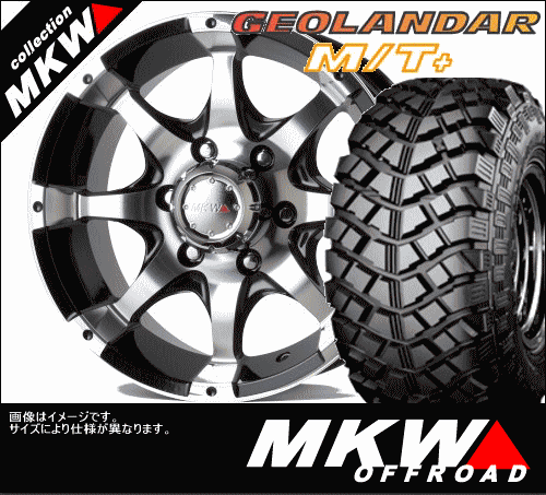 MKW MK-26 _CAJbgOXubN 8.0x16 & 285/75R16 WI_[ M/T+ ^CzC[4{Zbg Rn} GEOLANDAR M/T+ G001