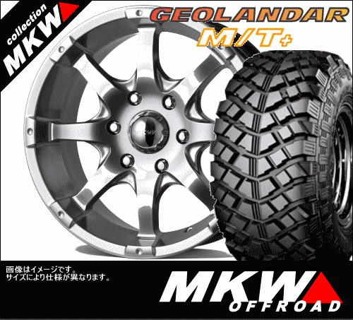 MKW MK-26 v`i^bN 8.0x17 & 265/70R17 WI_[ M/T+ ^CzC[4{Zbg Rn} GEOLANDAR M/T+ G001