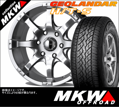 MKW MK-26 _CAJbgOXubN 7.0x16 & 215/70R16 WI_[ H/T-S ^CzC[4{Zbg Rn} GEOLANDAR H/T-S G051 5ԗpVoI