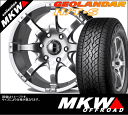 MKW MK-26 ダイアカットグロスブラック 7.0x16 & 215/70R16 ジオランダー H/T-S タイヤホイール4本セット ヨコハマ GEOLANDAR H/T-S G051 5穴車用新登場!