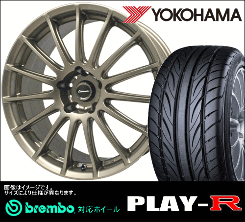 rbOLp[ԂPLAY-R 7.5x18 & 215/45R18 S.drive ES03 ^CzC[4{Zbg Rn} yu{Ήz