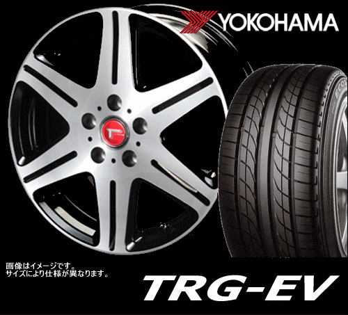 TRG-EV 6.0x15 & 175/55R15 DNA エコス タイヤホイール4本セット ヨコハマ DNA ECOS
