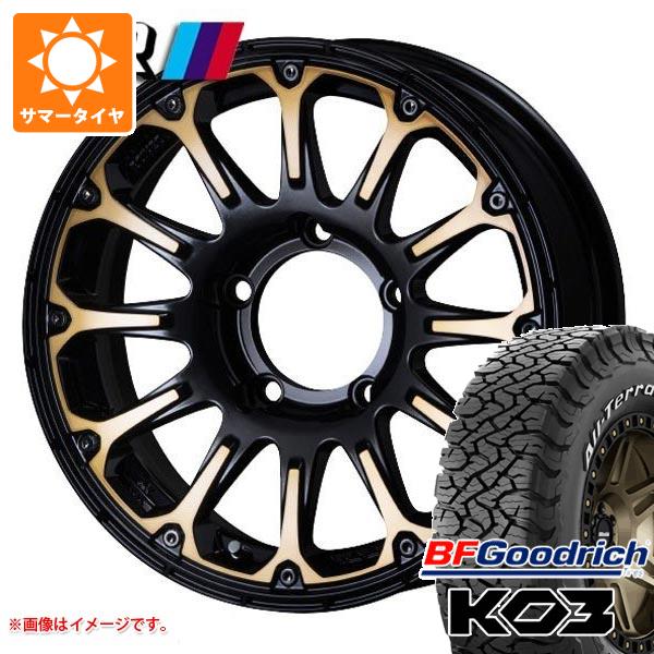 【タイヤ交換対象】5本セット ジムニーシエラ JB74W用 サマータイヤ BFグッドリッチ オールテレーンT/A KO3 LT225/70R16 102/99S ホワイトレター SSR ディバイド FT 5.5-16 タイヤホイール5本セット