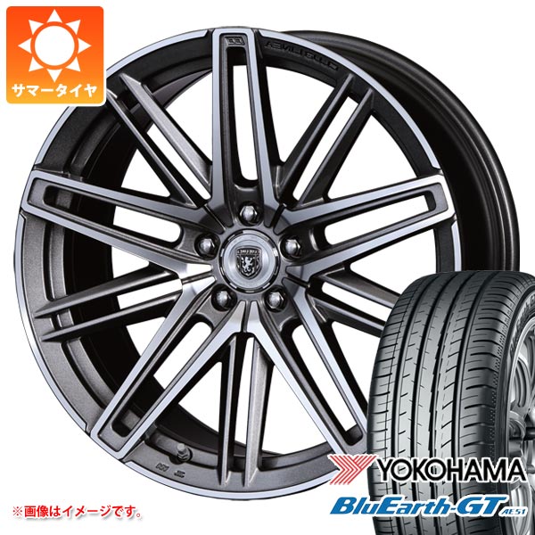 【タイヤ交換対象】サマータイヤ 235/35R19 91W XL ヨコハマ ブルーアースGT AE51 クリムソン クラブリネア カッサーノ FF 8.0-19 タイヤホイール4本セット