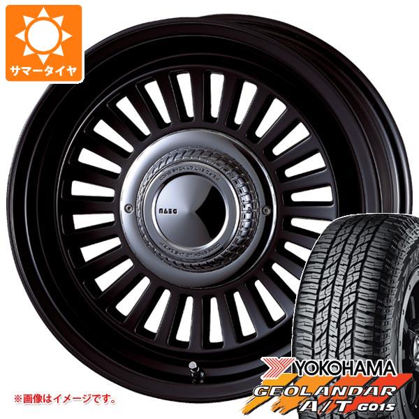 【タイヤ交換対象】5本セット スズキ ジムニー用 2025年製 サマータイヤ ヨコハマ ジオランダー A/T G015 175/80R16 91S ブラックレター クリムソン ディーン カリフォルニア 5.5-16 タイヤホイール5本セット