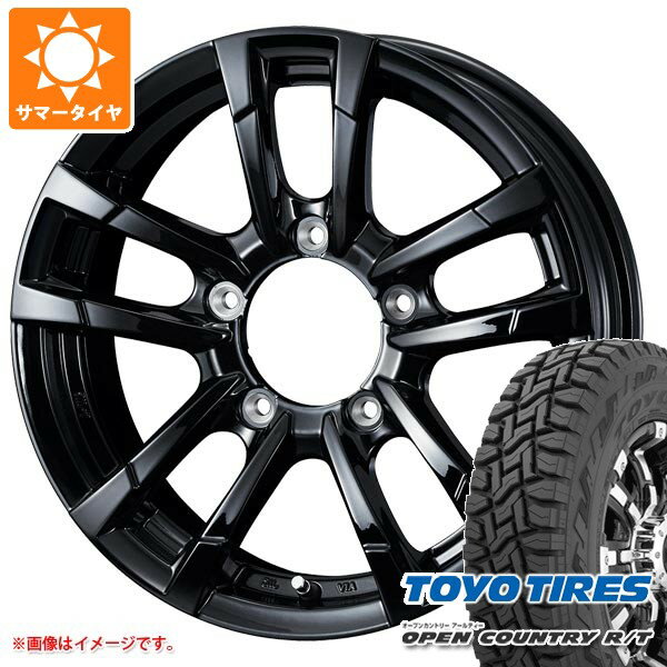 【タイヤ交換対象】5本セット スズキ ジムニー用 サマータイヤ 2025年製 トーヨー オープンカントリー R/T 185/85R16 105/103N LT ホワイトレター プロディータ HC2 5.5-16 タイヤホイール5本セット
