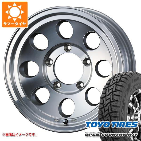 【タイヤ交換対象】5本セット ジムニーシエラ JB74W用 2025年製 サマータイヤ トーヨー オープンカントリー R/T 185/85R16 105/103N LT ホワイトレター ジムライン タイプ2 6.0-16 タイヤホイール5本セット