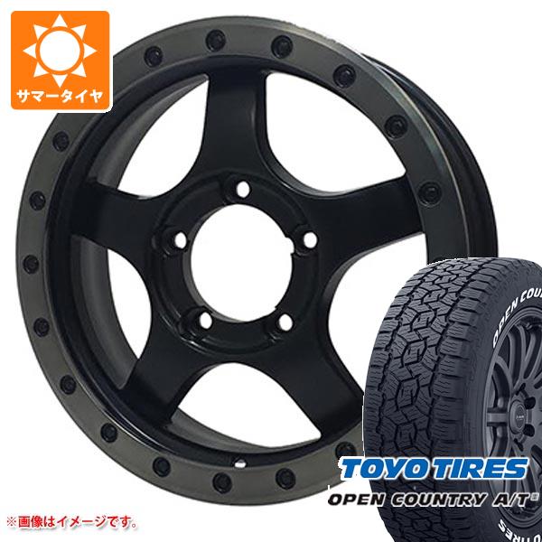 【タイヤ交換対象】5本セット ジムニー JB64W用 サマータイヤ トーヨー オープンカントリー A/T3 215/70R16 100T ホワイトレター オフビート バウンティコレクション BDX05 5.5-16 タイヤホイール5本セット