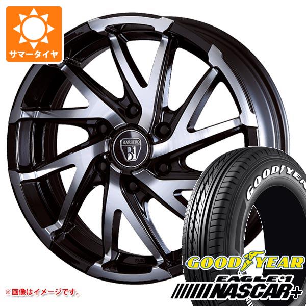 【タイヤ交換対象】ハイエース 200系用 2025年製 サマータイヤ グッドイヤー イーグル ＃1 ナスカープラス 215/65R16C 109/107R ホワイトレター クリムソン バルベロ ダイナミックツイスト 6.5-16 タイヤホイール4本セット