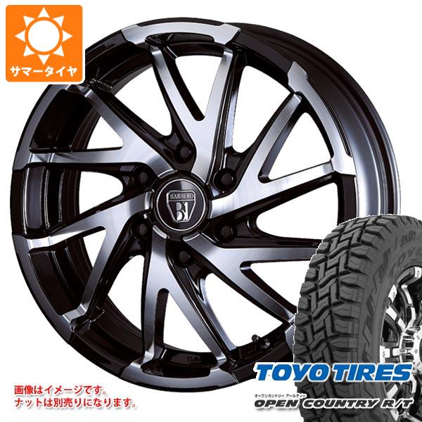 【タイヤ交換対象】ハイエース 200系用 2025年製 サマータイヤ トーヨー オープンカントリー R/T 215/70R16 100Q ブラックレター クリムソン バルベロ ダイナミックツイスト 6.5-16 タイヤホイール4本セット