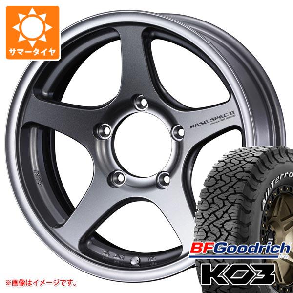 【タイヤ交換対象】5本セット スズキ ジムニーノマド JC74W用 サマータイヤ BFグッドリッチ オールテレーンT/A KO3 LT225/70R16 102/99S ホワイトレター ハセスペック2 5.5-16 タイヤホイール5本セット