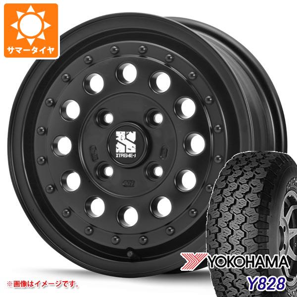 【タイヤ交換対象】サマータイヤ 175R14 6PR ヨコハマ Y828A (175/80R14 94/93N相当) MLJ エクストリームJ ラギッド 5.0-14 タイヤホイール4本セット
