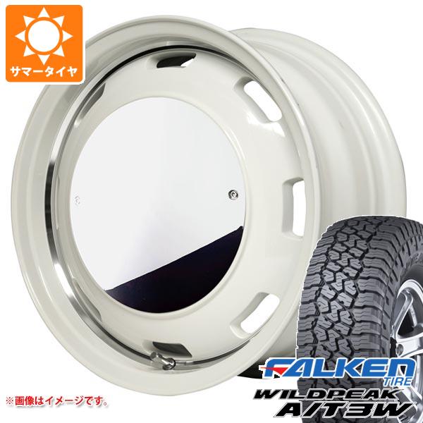 【タイヤ交換対象】5本セット スズキ ジムニーノマド JC74W用 サマータイヤ ファルケン ワイルドピーク A/T3W LT225/75R16 115/112Q ガルシア シスコムーン 6.0-16 タイヤホイール5本セット