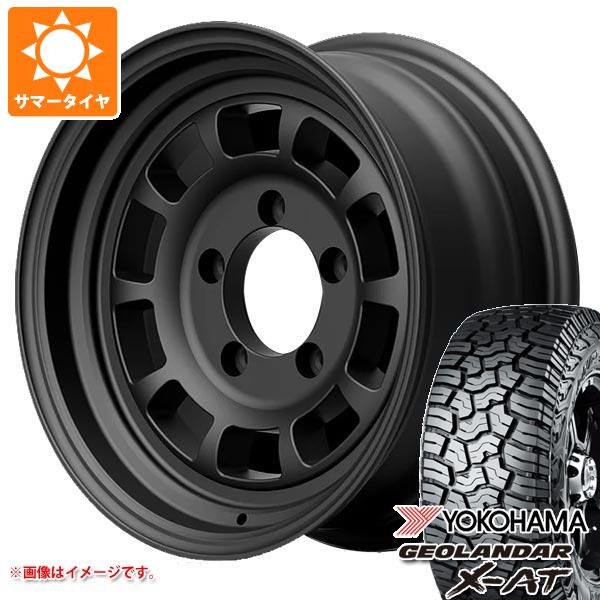 【タイヤ交換対象】5本セット ジムニー JB64W用 2025年製 サマータイヤ ヨコハマ ジオランダー X-AT G016 LT215/70R16 100/97Q ブラックレター ハイブリッジファースト ハイピーク J-01 5.5-16 タイヤホイール5本セット
