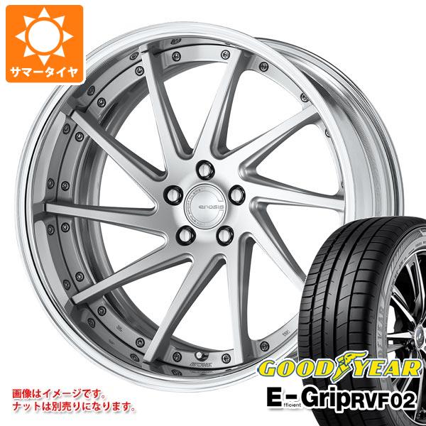 【タイヤ交換対象】サマータイヤ 245/40R20 99W XL グッドイヤー エフィシエントグリップ RVF02 ワーク グノーシス CVS 8.0-20 タイヤホイール4本セット