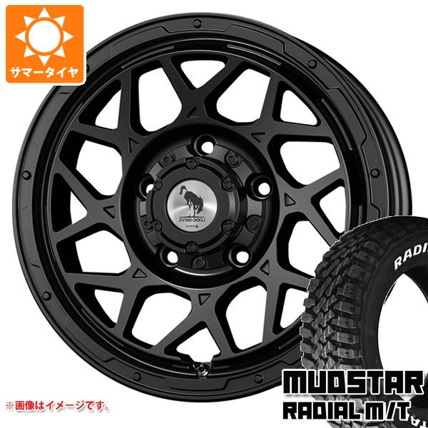 【タイヤ交換対象】5本セット ジムニー JB64W用 サマータイヤ マッドスター ラジアル M/T 215/70R16 100T ホワイトレター スーパースター ロディオドライブ 8M モノ 5.5-16 タイヤホイール5本セット