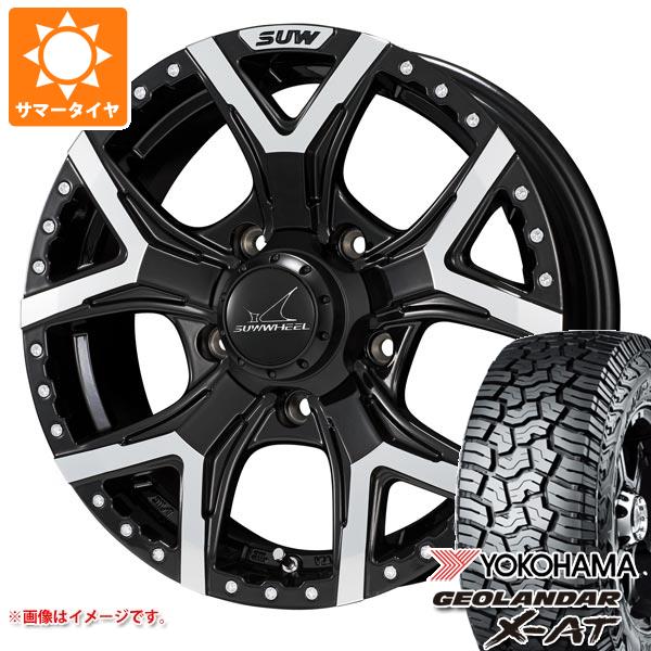 【タイヤ交換対象】5本セット ジムニー JB64W用 サマータイヤ ヨコハマ ジオランダー X-AT G016 LT225/75R16 103/100Q アウトラインホワイトレター クライメイト フォルテ 5.5-16 タイヤホイール5本セット