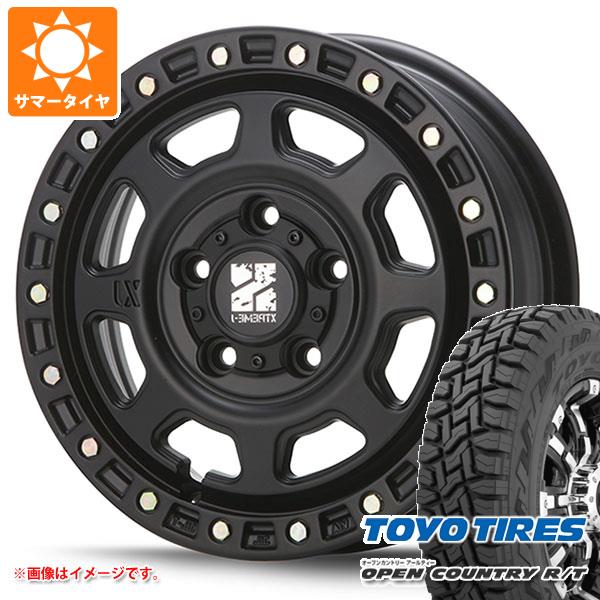 【タイヤ交換対象】タウンエース バン 400系後期用 サマータイヤ トーヨー オープンカントリー R/T 165/80R14 97/95N ホワイトレター MLJ エクストリームJ XJ07 5.0-14 タイヤホイール4本セット